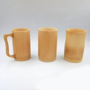 แก้วกาแฟไม้ไผ่ทำมือ พิมพ์โลโก้ตามสั่ง ขายส่ง สำหรับดื่ม - Product Image 2