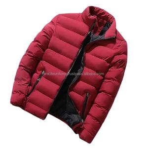 Cortavientos de lona transpirable para hombre, informal, ecológico, de invierno, acolchado, cuello redondo, abrigo térmico de gran tamaño para acampar al aire libre - Product Image 6