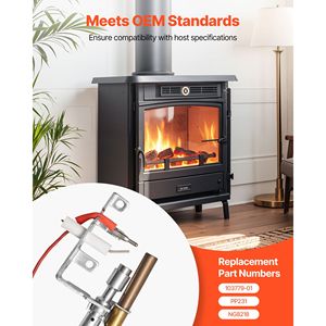 Gruppo Pilota Gas OE 103779-01 PP231 NG8218 per Caminetti CIVF-25/CIVF-25CF, Ricambio Accensione Gas Naturale, Parti di Ricambio per Caminetti - Product Image 2