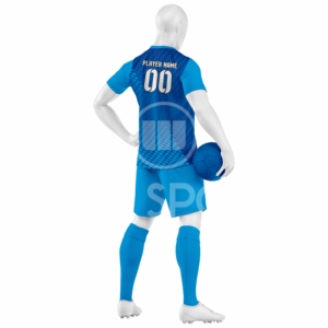Fabricante de Uniformes de Fútbol Personalizados, 100% Poliéster, Impresos, Transpirables, que Absorben la Humedad, Proveedor de Ropa Deportiva de Fútbol para Verano - Product Image 4