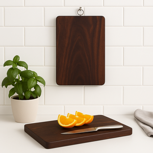 Planche à découper en bois d'acacia massif de 18 mm, planche de préparation de cuisine en bois massif, fabricant OEM - Product Image 4