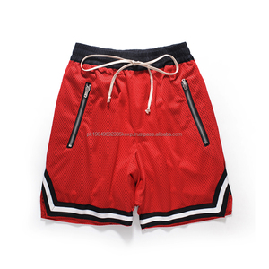 Short de basket-ball de sport vierge pour hommes sur mesure avec poches zippées uniforme de basket-ball short en jersey de basket-ball - Product Image 1