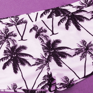 Solid Pattern Stylish Men's Beach Shorts Soft Polyester Blend Breathable Lightweight Design for Beach Summer Vacation Wear - Product Image 3