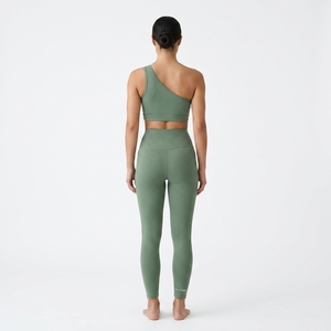 Conjunto Deportivo para Mujer, Top Deportivo de un Hombro, Leggings de Cintura Alta, Ropa Deportiva sin Costuras para Yoga, Gimnasio, Fitness - Product Image 5