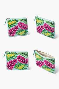 Monedero de Lujo Hecho a Mano con Cuentas de Hojas Tropicales para Mujer, Elegante Mini Cartera con Cierre, Estilo Veraniego para la Playa - Product Image 3