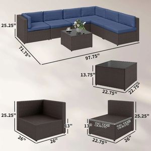 Set di Mobili da Giardino con Diverse Pezzi per Vivere All'Aperto - Product Image 3