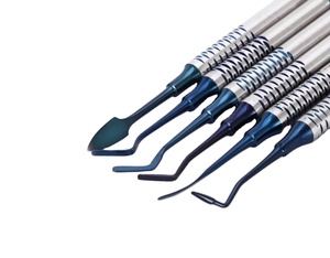 Instruments de remplissage composites enduits noirs professionnels outils de restauration dentaires antiadhésifs au prix de vente entier - Product Image 3