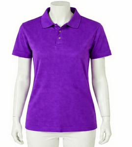 Camisa de Punto Informal para Mujer, Camisa Polo con Logotipo Personalizado - Product Image 1