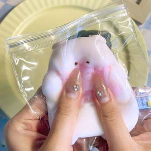 Muñeco de cerdo con textura de barro, de aspecto atractivo, para apretar, lindo, para regalar, adornos, juguetes - Product Image 2