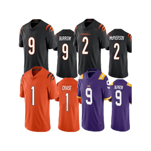 Camisetas de Fútbol Americano Personalizadas de Talla Grande, Ropa Deportiva de Primera Calidad, Secado Rápido, Transpirable, Manga Corta, para Entrenamiento - Product Image 5