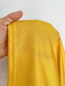 Maillot de football américain ample jaune pour femme 2026, style streetwear, épaules tombantes, respirant, 100 % polyester, OEM - Product Image 3