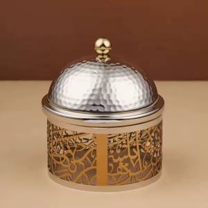 Hammered Stainless Steel Luxury Handcrafted Chafing Dish Cone Dome Lid Buffet Server Food Warmer Pot Casserole Stackable Side - Product Image 3