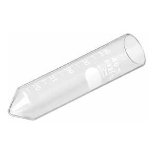 Tubo de Centrífuga Cónico de Vidrio Borosilicato de Alta Resistencia PYREX de 40 mL con Graduaciones Blancas - Product Image 2