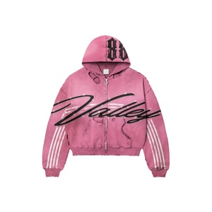 Sudadera con Capucha Boxy de 350 GSM, Bordada, con Mangas Largas, Bolsillo Frontal, 100% Algodón Felpa, Transpirable, Estilo Invernal para Hombre - Product Image 4