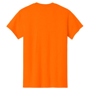 Camiseta de Cuello Redondo para Hombre, 2025, Colores Personalizados, Naranja, 100% Algodón, Ecológica, Talla Grande, Bordada, Anti-Pilling, 230g - Product Image 3