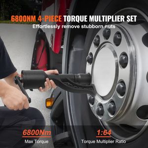 Set di Chiavi Dinamometriche Multipli da 1 Pollice per Carichi Pesanti 1:64 6.800 N.m, Strumento per Riparazioni Auto per la Rimozione di Dadi Ruota - Product Image 6