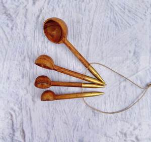 Creative Design Natural <b>Wood</b> <b>Cooking</b> <b>Utensil</b> Set Of 5 Piece spoon spatula Rustic <b>Wood</b> Kitchen <b>Cooking</b> Accessories At Best Price - Product Image 5