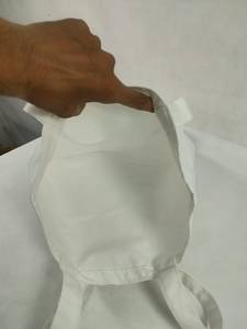 <b>Plain</b> white Cotton <b>Canvas</b> <b>Tote</b> <b>Bag</b> with Long Handles, Reusable Eco-Friendly Shopping <b>Bag</b>, Custom Logo Promotional Carry <b>Bag</b> - Product Image 3