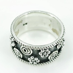 Bague en argent sterling 925 faite à la main pour femme, tailles personnalisées 4-13, décontractée pour Noël et anniversaire - Product Image 3