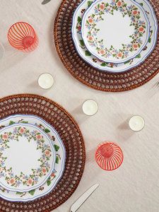 High Quality Natural Vibe <b>Table</b> <b>Mat</b> for Dining Decor Eco Friendly Boho Home Decor Handmade Rattan Brown Placemat - Product Image 2