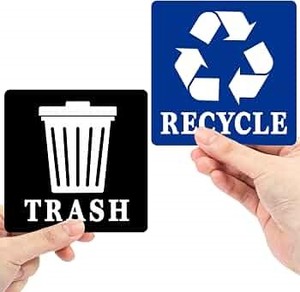 Pegatinas con Protección UV, Pegatinas Personalizadas para Contenedores de Basura, Pegatinas para Contenedores de Residuos, Pegatinas Promocionales con Logotipo para Contenedores de Reciclaje, Uso en Exteriores - Product Image 3