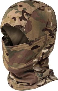 Masque Balaclava Camouflage Unisexe Respirant Imperméable Extérieur Spandex Polyester Couleur Unie Décontracté Couvre-tête Adulte - Product Image 2
