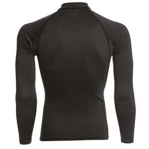 Men's Long Sleeve <b>Mock</b> <b>Neck</b> Compression Rash Guard Quick Dry Stretch UV Protection Surf Swim Athletic Shirt - Product Image 6