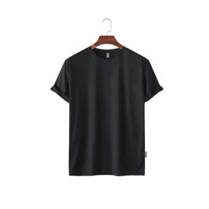 T-shirt en coton pour homme, décontracté, manches courtes, col rond, doux et confortable, à porter tous les jours, tendance estivale - Product Image 4
