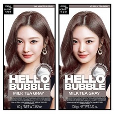 Mise En Scene Hello Bubble Tinte para el Cabello, Paquete de 2, Color Gris Té con Leche, Semipermanente, con Descuento - Product Image 1