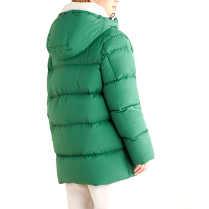 High Quality Women Puffer Jacket Print Logo Plain Dyed Polyester/Nylon Breathable Eco-Friendly Plus Size Hooded Quick Dry Winter - Product Image 2