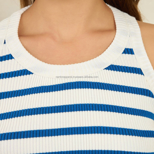 Usine de vêtements Nardon, vente en gros de débardeurs pour femmes respirants et hautement élastiques, design dos nu, couleur unie, sans manches - Product Image 5