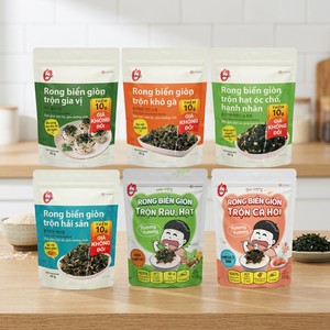 Assaisonnement mixte croustillant au varech 40g O'food - Prêt à consommer, idéal comme garniture à manger avec du riz |   Produits en gros, OEM et de détail - Product Image 5