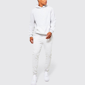Wholesale Custom Men's Hooded Tracksuit Set Premium Sportswear Jogger Pants Gym Running Training Active Clothing - Product Image 5