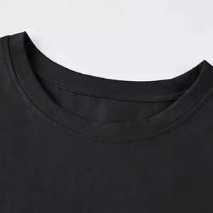 เสื้อครอปท็อปทรงเข้ารูป สไตล์ลำลอง สตรีทแวร์ เสื้อผ้าแบรนด์ส่วนตัว เสื้อยืดครอปผ้าฝ้ายพื้นฐานสำหรับผู้หญิง เสื้อครอปท็อปฤดูร้อนน้ำหนักเบา - Product Image 5