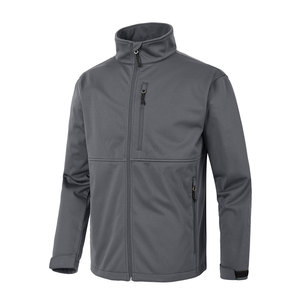 Veste softshell pour homme, vêtements décontractés, coupe-vent imperméable, 100 % polyester, haute qualité, légère, respirante, pour l'extérieur - Product Image 1