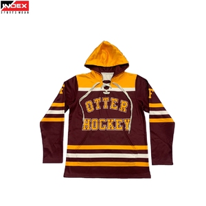 เสื้อฮู้ดฮอกกี้น้ำแข็ง USA พร้อมโลโก้แบบกำหนดเอง เสื้อฮู้ดพรีเมียมสั่งทำพิเศษ ชุดทีมฮอกกี้น้ำแข็ง ผ้าคุณภาพสูง ผลิตในสหรัฐอเมริกา - Product Image 1