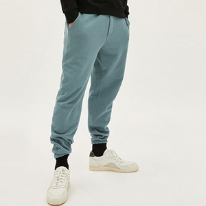 Hot Sale Wholesale High Quality Men's Pants Cotton Straight-Leg Baggy Sweatpants <b>Drawstring</b> Mid <b>Trousers</b> Jogger Pants for Men - Product Image 4