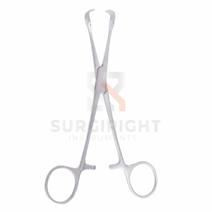 Forceps chirurgical de Lahey pour goitre (Vulsellum) 16-20 cm, pour traction tissulaire de la thyroïde, par SurgiRight - Product Image 3