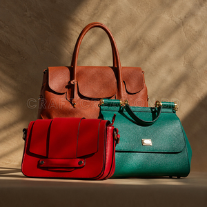 Sac fourre-tout en cuir de chèvre à faible MOQ, 100 % cuir véritable, sacs hobo minimalistes pour femmes, fabricant du Bangladesh, sacs en liquidation d'excédent de stock - Product Image 1