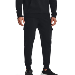 Pantalon de jogging pour homme à taille mi-haute avec cordon élastique, respirant, mi-lourd, avec poches latérales, idéal pour la gym et les activités de plein air - Product Image 1