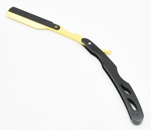 Rasoir de barbier professionnel en métal, rasoir de sécurité à lame unique pour hommes, rasoirs droits pour le rasage du visage, avec logo personnalisé - Product Image 4