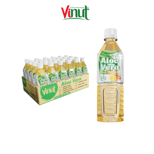 Boisson à la purée d'aloe vera 500 ml - Saveur ananas NFC Bouteille PET Fabrication OEM/ODM Marque privée Vente en gros - Product Image 2
