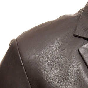 Veste d'hiver pour homme en cuir de vache véritable, imperméable, coupe-vent, respirante, style streetwear, fabriquée par un fabricant professionnel - Product Image 5