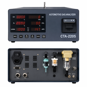 Korean Automotive Exhaust Analyzer CO HC CO2 O2 NOx 4,5 Gas Vehicle Emission Testing Equipment with <b>Printer</b> OEM ODM - Product Image 4