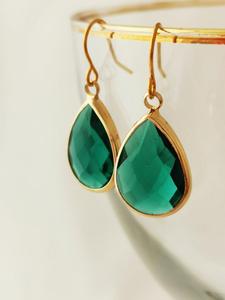 MN EXPORTS Luxury Islamic Resin <b>Drop</b> Earrings Handmade Designer Epoxy Lightweight Fashion Accessories Gift for Women Uttar - Product Image 3