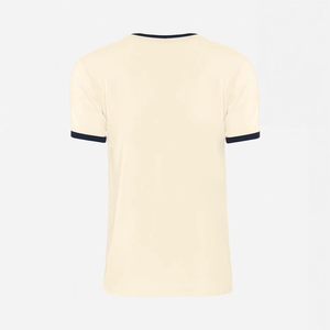Camiseta de Hombre con Cuello en V, Diseño Moderno, Alta Calidad, 100% Algodón, Tejido Dobby, Color Sólido, Corte Regular, Marca de Lujo, Logotipo Frontal - Product Image 2