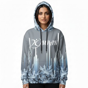 เสื้อฮู้ดดี้โอเวอร์ไซส์คุณภาพสูง พิมพ์ลายแบบซับลิเมชั่นเต็มตัว สำหรับสตรีทแวร์ลำลองและแฟชั่นแนวเมือง - Product Image 1