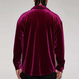 เสื้อกำมะหยี่ผู้ชายสั่งทำขายส่ง แขนยาว สวมใส่สบาย ทรงเข้ารูป อุ่น นุ่ม หรูหรา - Product Image 4