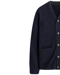 <b>Men</b> <b>Cardigan</b> Acrylic Fabric Soft Knitted Button Front Sweater for Casual Daily Wear Autumn Winter Outfits and Smart Casual - Product Image 2