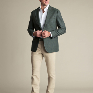 Men's Stylish Casual <b>Blazer</b> Cotton Made Notched Collar Lightweight Fabric Single <b>Button</b> Design <b>Blazer</b> For Men - Product Image 4